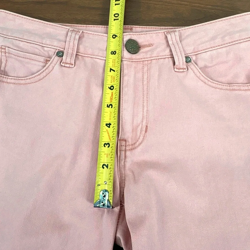 Cabi Nectar Pink Denim Jeans Style 230‎ Women Size 6 Straight Leg Cotton Blend